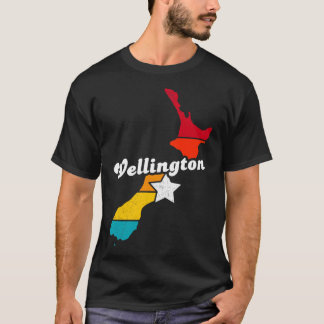 T-shirt Wellington Nouvelle-Zélande Souvenir Vintage