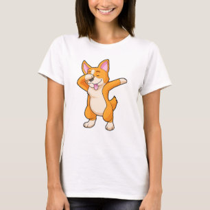 T-shirt Welsh Corgi à Dance Dab Hip hop