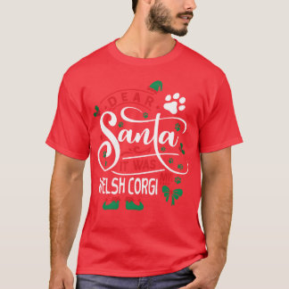 T-shirt Welsh Corgi Chien de Noël race chien drôle cadeau