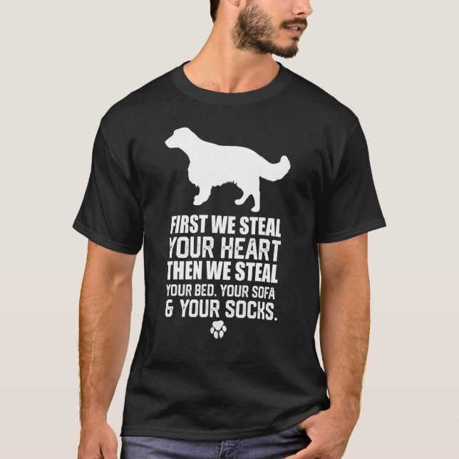 T-shirt Welsh Springer Spaniel Voler votre coeur Voler vot (Devant)