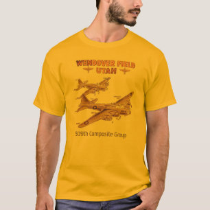 T-shirt Wendover Field Utah Air Force Vintage de la Second