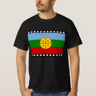 T-shirt Wenufoye - Drapeau des Mapuches - Bandera Mapuche
