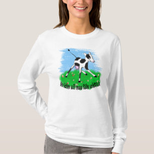 T-shirt Wer Sahne dérangera le schütteln de Kühe