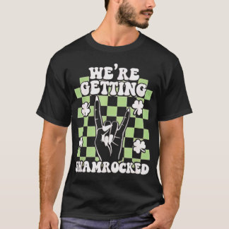 T-shirt We're Getting Shamrocked St Patricks Day Bachelore