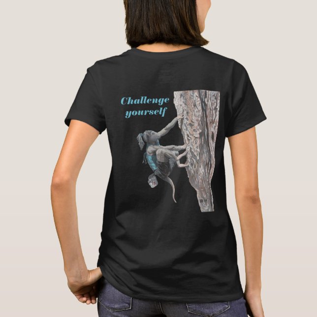 T-shirt Wererat Girl Rock Escalade Sport Imaginaires chemi (Dos)