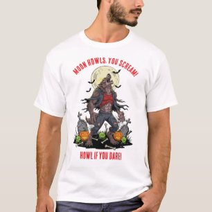 T-shirt 🐺 ♥️ Werewolf Halloween Horror Tee 🎃