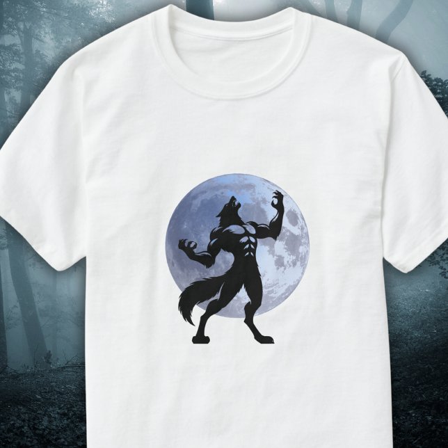 T-shirt Werewolf Howling - Pleine lune (Créateur téléchargé)