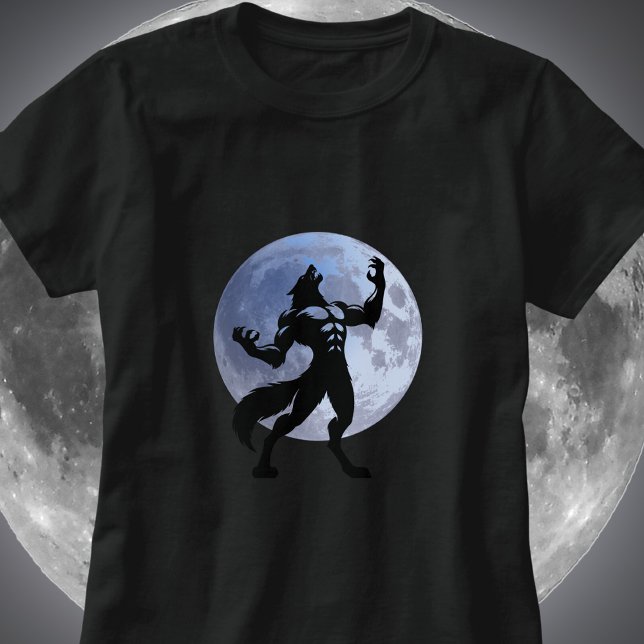 T-shirt Werewolf Howling - Pleine lune (Créateur téléchargé)