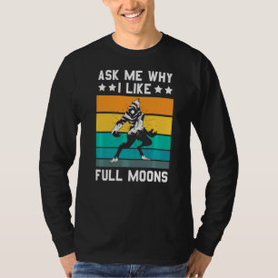 T-shirt Werewolf J'aime la Pleine lune
