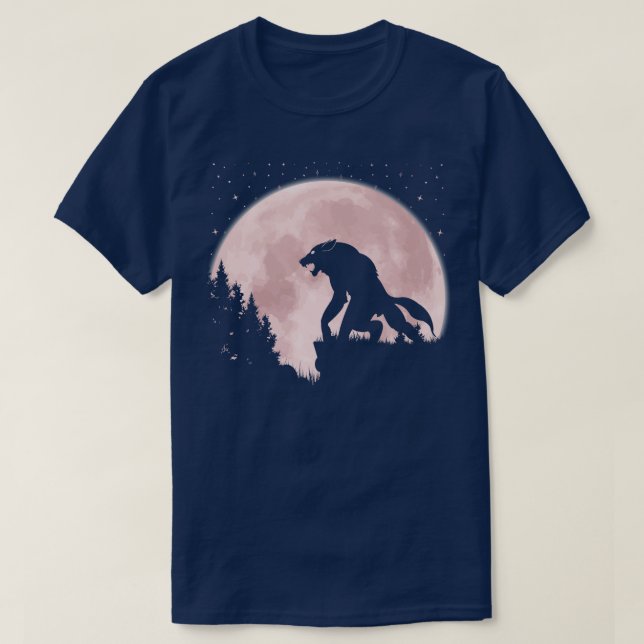 T-shirt Werewolf Moon (Design devant)