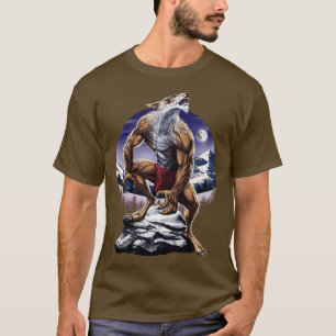 T-shirt Werewolf Pleine lune Howling