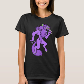 T-shirt Werewolf violet