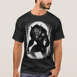 T-shirt Werewolf Woods gothique