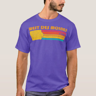T-shirt West Des Moines Iowa Souvenir Vintage en détresse