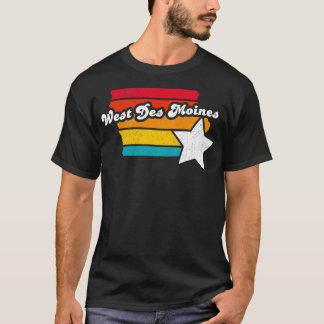 T-shirt West Des Moines Iowa Souvenir Vintage en détresse 