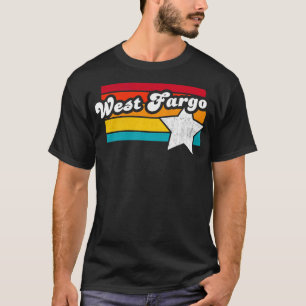 T-shirt West Fargo North Dakota Vintage Souveni en détress