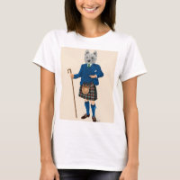 West Highland Terrier à Kilt