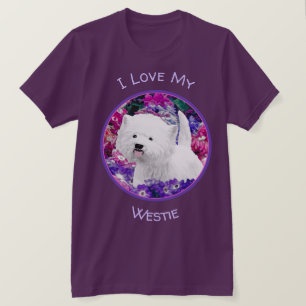 T-shirt West Highland White Terrier Peinture Chien Art