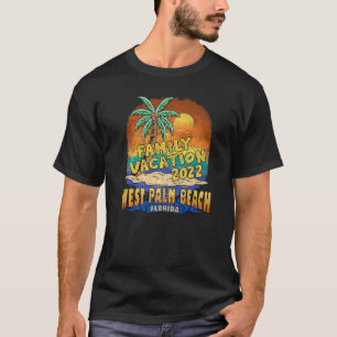 T-shirt West Palm Beach Floride Famille Vacation 2022 Souv