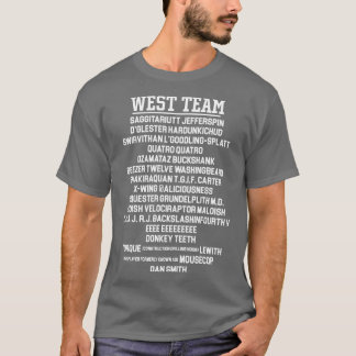 T-shirt WEST TEAM EastWest College Bowl