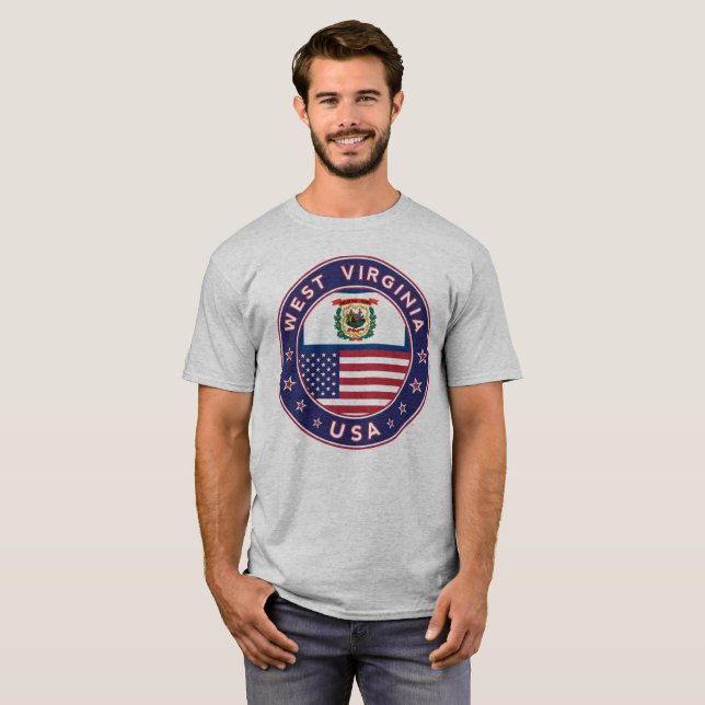 T-shirt West Virginie, West Virginie t-shirt, legging (Devant entier)