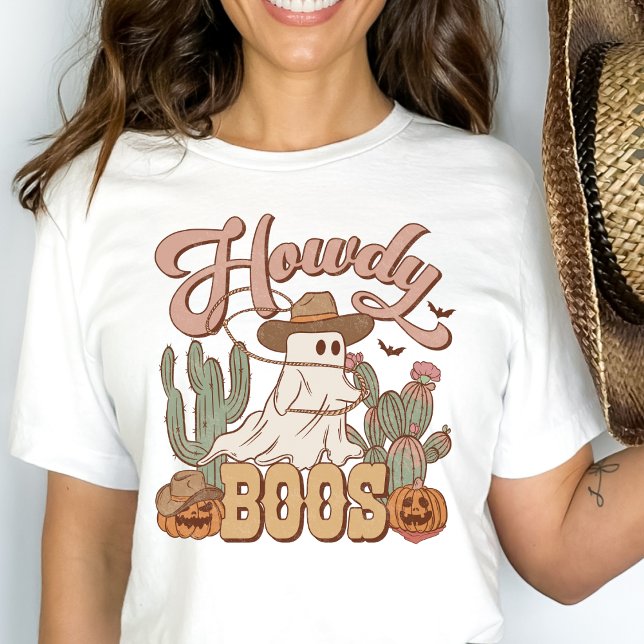 T-shirt Western Country Cowgirl Howdy Boos Funny Halloween (Créateur téléchargé)