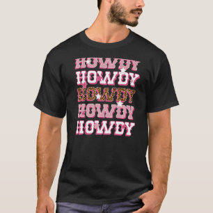 T-shirt Western Country Cowgirl Rodeo Horse Girl Howdy Cac