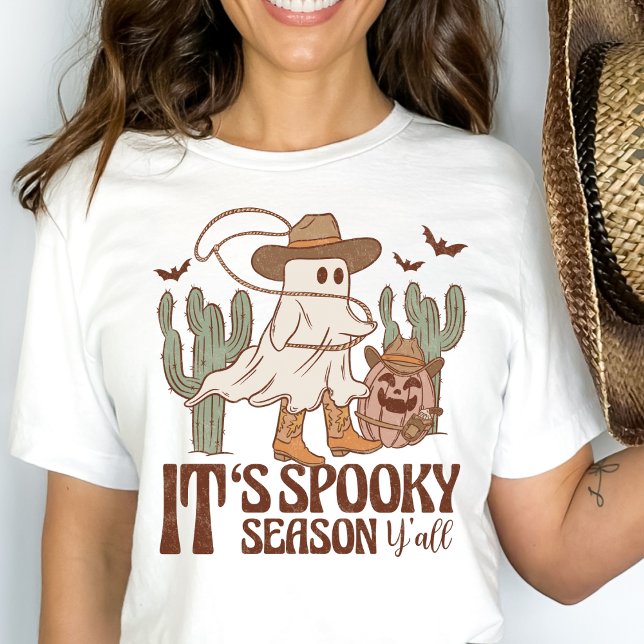 T-shirt Western Country Cowgirl Saison Éffrayante Hallowee (Créateur téléchargé)