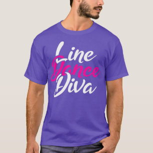 T-shirt Western Country Line Danser Diva Women Ligne cadea