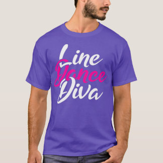 T-shirt Western Country Line Danser Diva Women Ligne cadea