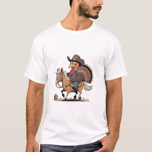 T-shirt Western Cuisiné Turquie Thankgiving Cowboy Cowgirl
