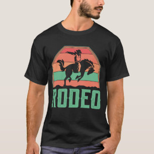 T-shirt Western Horse Rider Rodéo Rider Cowboy Vintage Re