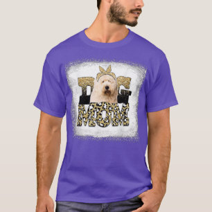 T-shirt Western Leopard Vieux anglais Sheepdog mère mère d