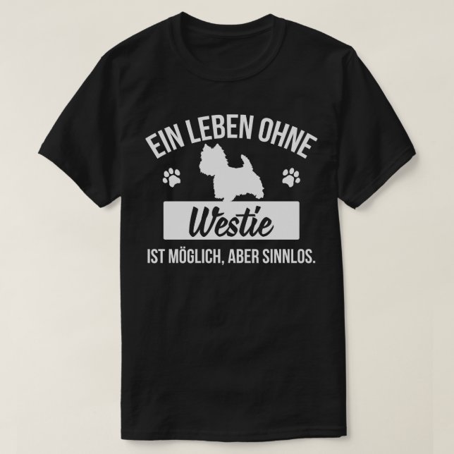 T-shirt Westie (Design devant)