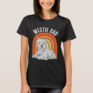 T-shirt Westie Dad Dog Dad West Highland White Terrier