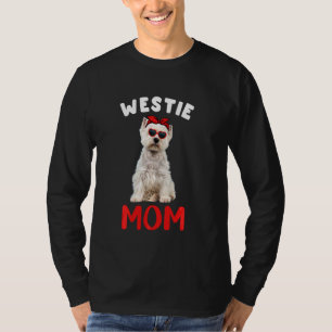 T-shirt Westie Maman Mama Westie Propriétaire Chien Drôle 