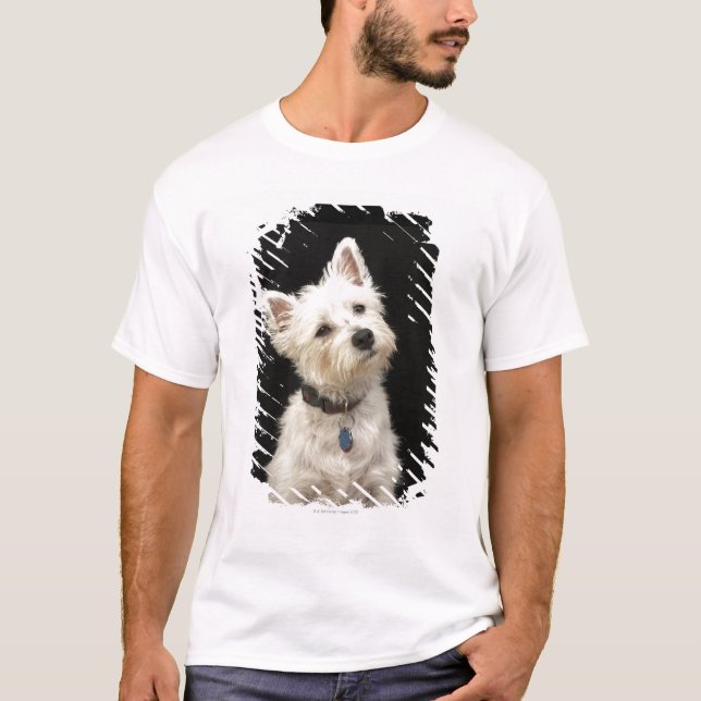 T-shirt Westie (terrier des montagnes occidental) avec le (Devant)
