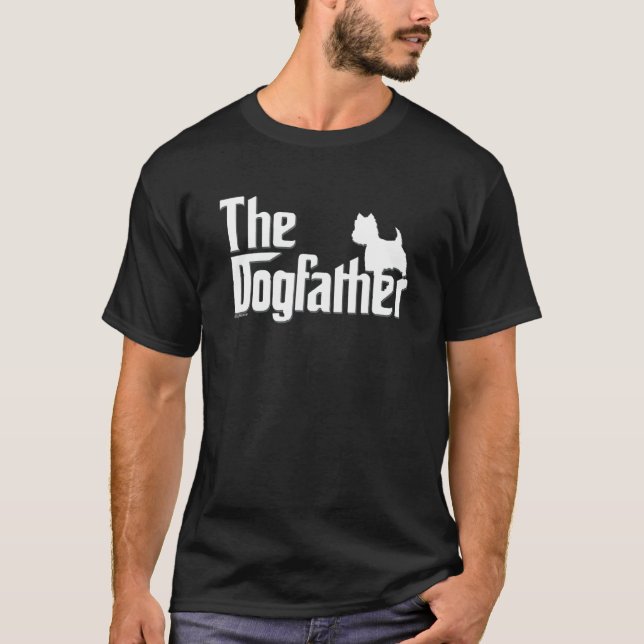 T-shirt Westie   Westie dad (Devant)