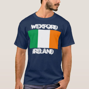 T-shirt Wexford, Irlande avec drapeau irlandais