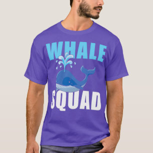 T-shirt Whale Squad 1