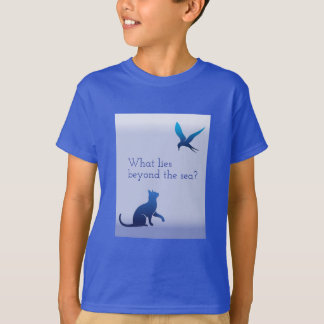 T-shirt What lies beyond the sea?(03) tシャツ