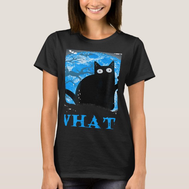 T-shirt What Murderous Cat Holding Knife Halloween Costume (Devant)
