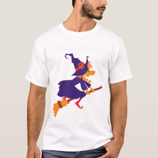 T-shirt What Up Witches Moderne Art Blanc tendance