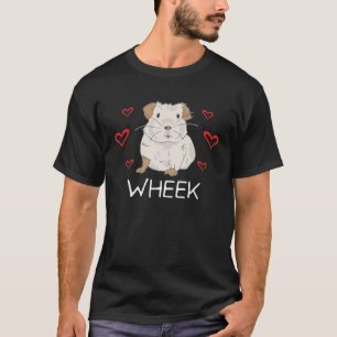 T-shirt Wheek mignonne Guinée porc amour animal de compagn