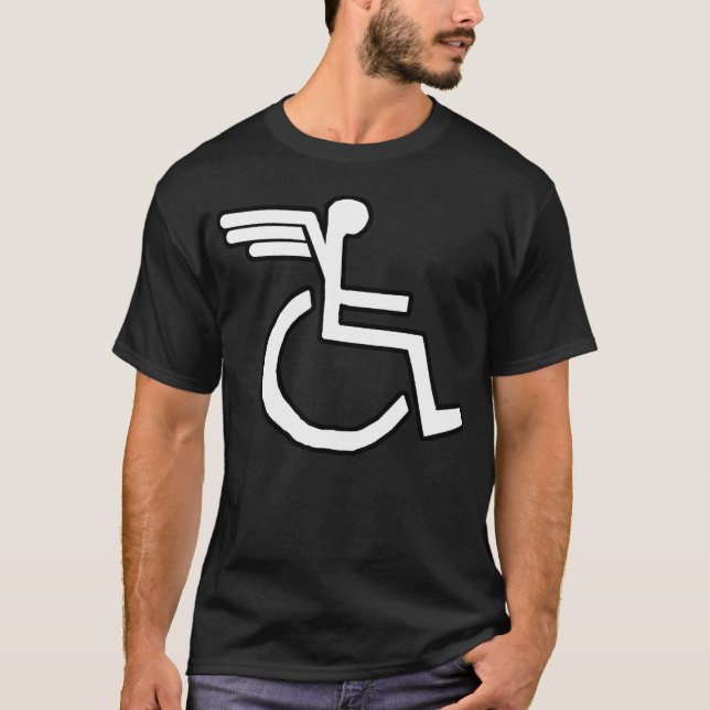 T-SHIRT WHEELCHAIR FLIER! (Devant)