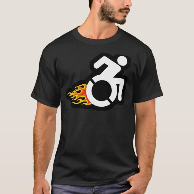 T-SHIRT WHEELCHAIR HOTROD! (Devant)
