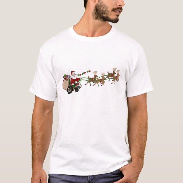 T-Shirt - Wheelchair Santa (Front)