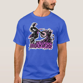 T-shirt Wheelie Motocross Dirt Vélo Rider Supermoto Enduro
