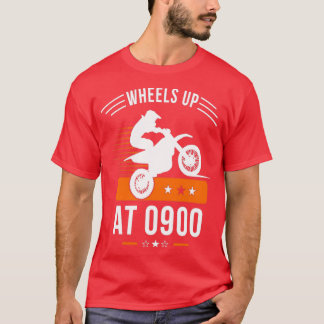 T-shirt Wheels up at 0900 KTM Orange 