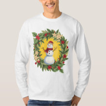 Whimsical Christmas Sweater | Snowman